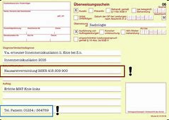Überweisung